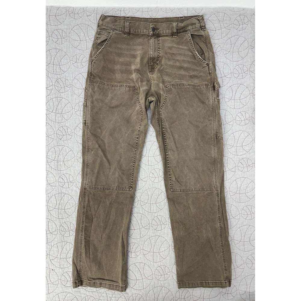 Corridor NYC Brown Double Knee Carpenter Twill Jean / Men’s 36